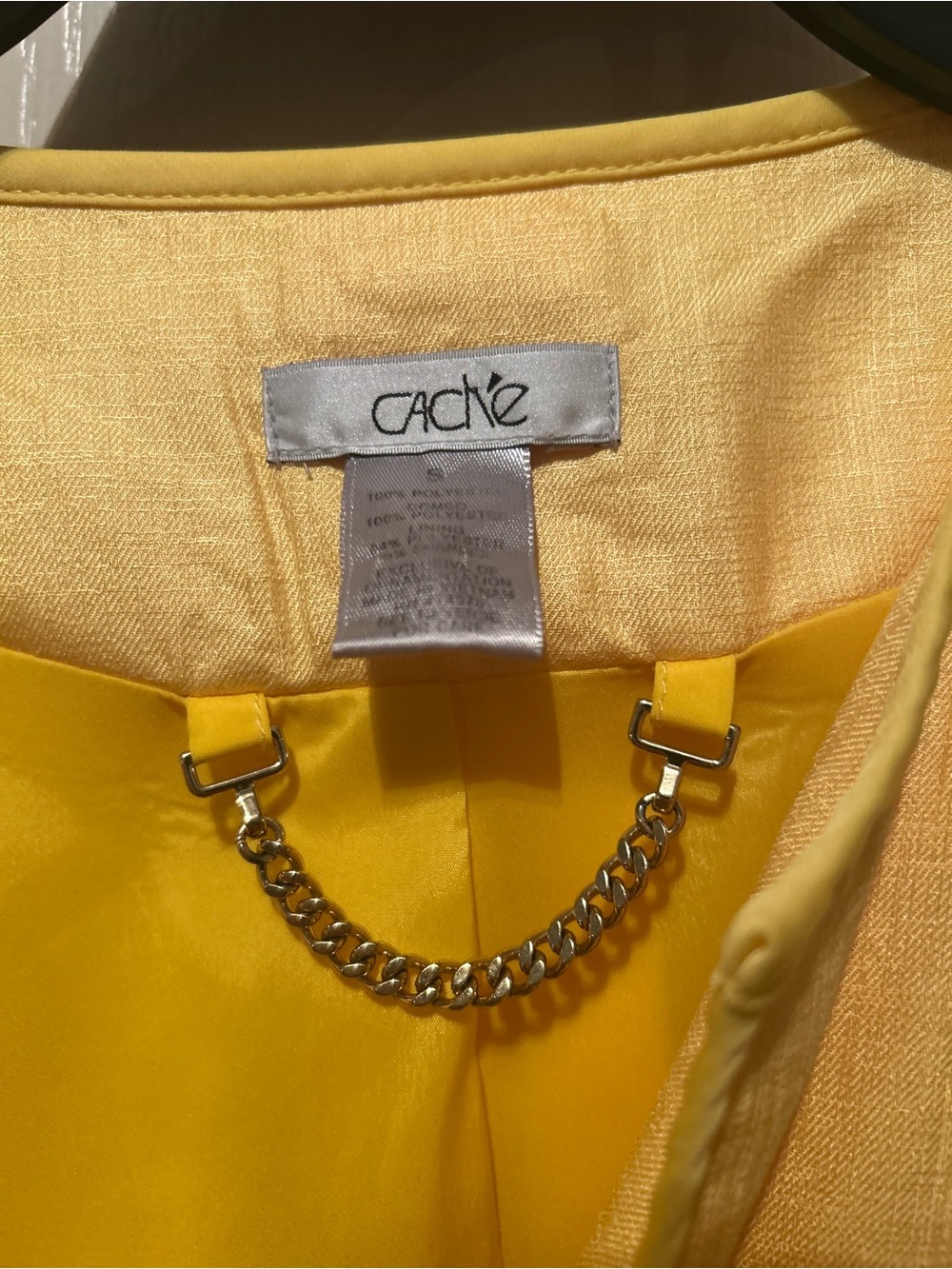 Cache Bright Yellow Utility Zip Jacket - Picture 2 of 7